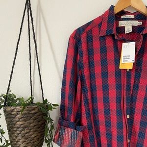 Plaid & Polka Dot Shirt